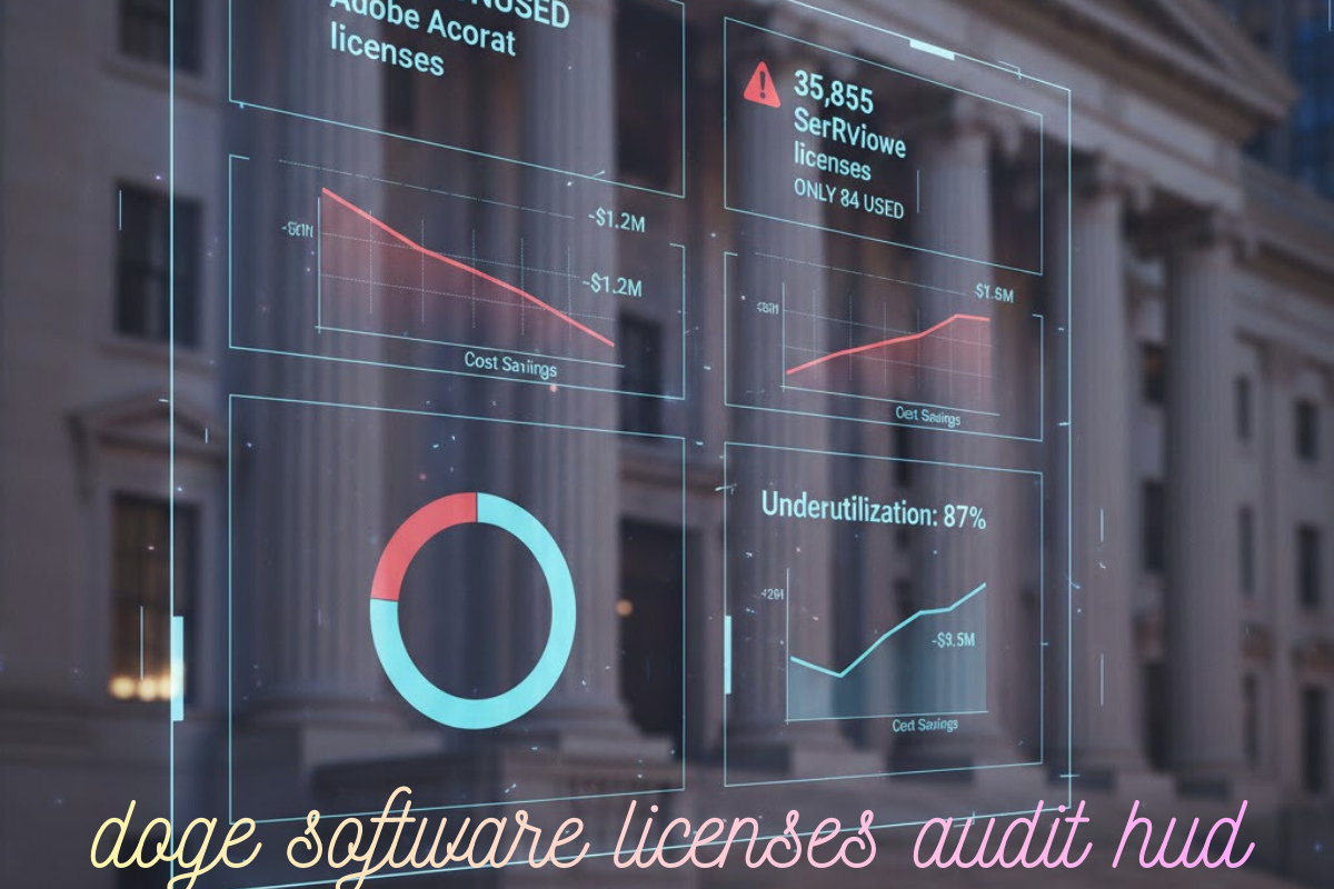 doge software licenses audit hud
