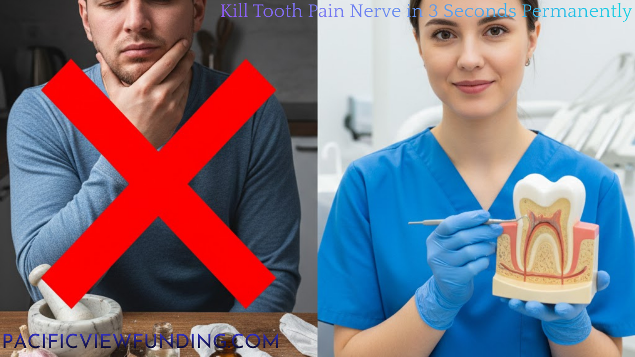 Kill Tooth Pain Nerve in 3 Seconds Permanently