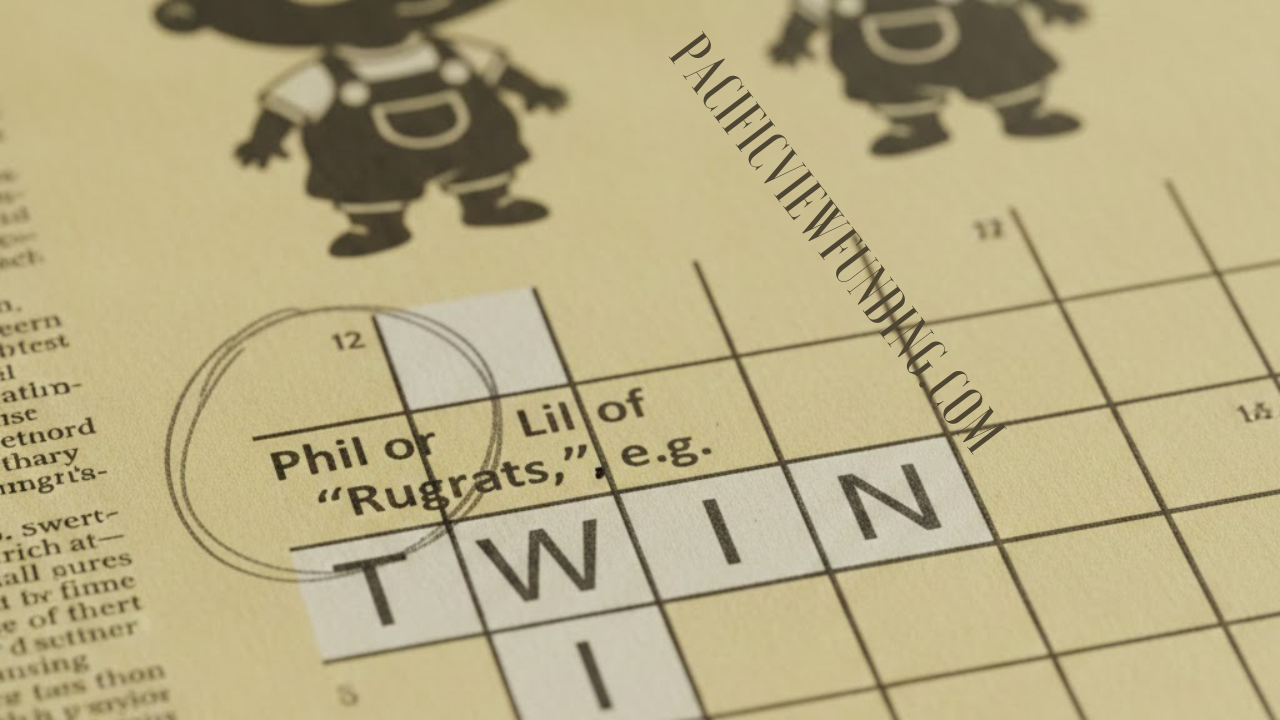 Phil or Lil of Rugrats Crossword