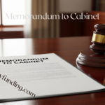 Memorandum to Cabinet